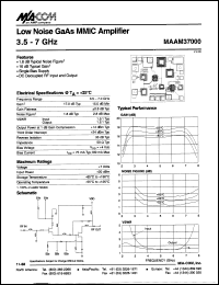 datasheet for MAAM37000 by M/A-COM - manufacturer of RF
