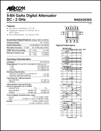 datasheet for MADA2030G by M/A-COM - manufacturer of RF