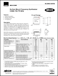 datasheet for MLS9033-00766 by M/A-COM - manufacturer of RF