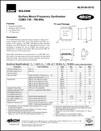 datasheet for MLS9100-00752 by M/A-COM - manufacturer of RF