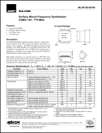 datasheet for MLS9108-00766 by M/A-COM - manufacturer of RF