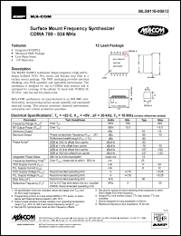 datasheet for MLS9118-00812TR by M/A-COM - manufacturer of RF