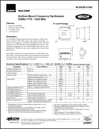datasheet for MLS9208-01800 by M/A-COM - manufacturer of RF
