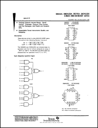 datasheet for SN5454J by Texas Instruments