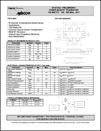 datasheet for UF28150J by M/A-COM - manufacturer of RF