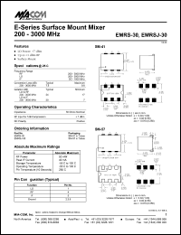 datasheet for EMRSJ-30 by M/A-COM - manufacturer of RF