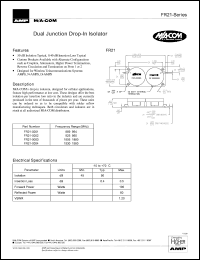 datasheet for FR21-0001 by M/A-COM - manufacturer of RF
