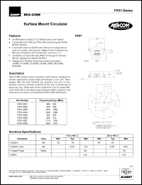 datasheet for FR31-0004 by M/A-COM - manufacturer of RF
