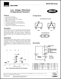 datasheet for MA4ST320-287 by M/A-COM - manufacturer of RF