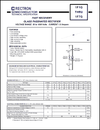 datasheet for 1F4G by 