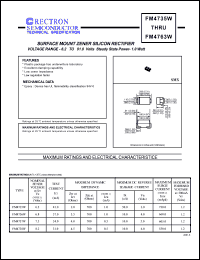 datasheet for FM4737W by 