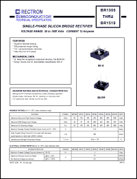 datasheet for BR1505 by 