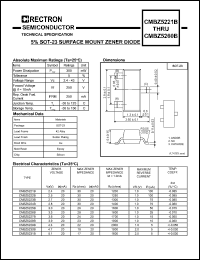 datasheet for CMBZ5241B by 