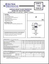 datasheet for ESM101 by 