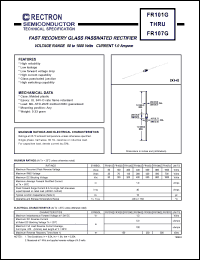 datasheet for FR106G by 