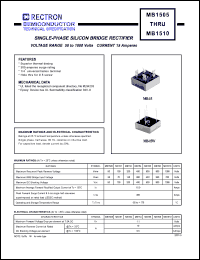 datasheet for MB158 by 