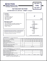 datasheet for RL107F by 