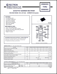 datasheet for SR6045C by 