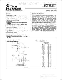 datasheet for 74FCT162373ATPACT by Texas Instruments