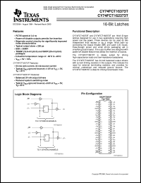 datasheet for CY74FCT162373ATPAC by Texas Instruments
