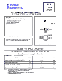 datasheet for TFMAJ90A by 