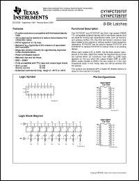 datasheet for CY74FCT2373ATQC by Texas Instruments