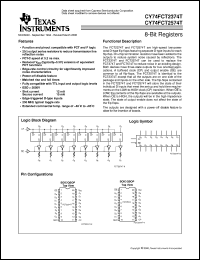 datasheet for CY74FCT2374ATQC by Texas Instruments
