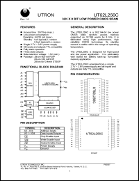 datasheet for UT62L256CPC-35LL by 