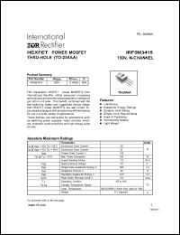 datasheet for IRF5M3415 by International Rectifier