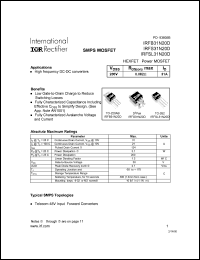 datasheet for IRFB31N20D by International Rectifier