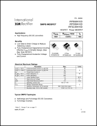 datasheet for IRFS59N10D by International Rectifier