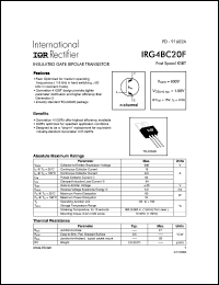 datasheet for IRG4BC20 by International Rectifier