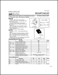 datasheet for IRG4PC40UD by International Rectifier