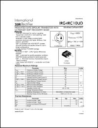 datasheet for IRG4RC10UD by International Rectifier