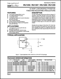 datasheet for IRU1206-18CD by International Rectifier