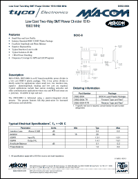 datasheet for DS52-0004 by M/A-COM - manufacturer of RF