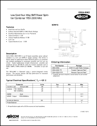 datasheet for DS54-0002-RTR by M/A-COM - manufacturer of RF
