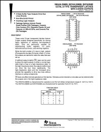 datasheet for SN54ALS580BJ by Texas Instruments
