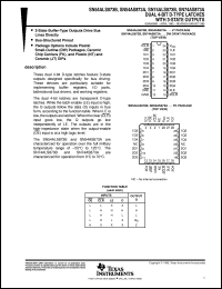 datasheet for SN54ALS873BJT by Texas Instruments