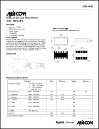datasheet for EFM-1900 by M/A-COM - manufacturer of RF