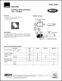 datasheet for EKIN2-155WD by M/A-COM - manufacturer of RF