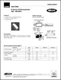 datasheet for EKIN2-390DX1 by M/A-COM - manufacturer of RF