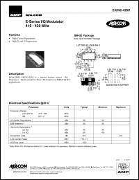 datasheet for EKIN2-420X by M/A-COM - manufacturer of RF
