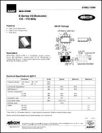 datasheet for EKIN2-155W by M/A-COM - manufacturer of RF
