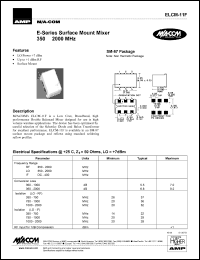 datasheet for ELCM-11F by M/A-COM - manufacturer of RF