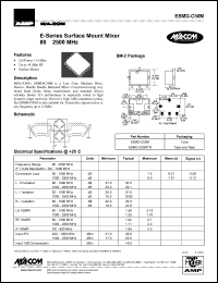 datasheet for ESMD-C50M by M/A-COM - manufacturer of RF