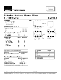 datasheet for EMRS-5 by M/A-COM - manufacturer of RF