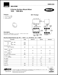 datasheet for EMRS-6X8 by M/A-COM - manufacturer of RF