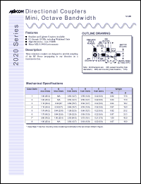 datasheet for 2020-6600-06 by M/A-COM - manufacturer of RF
