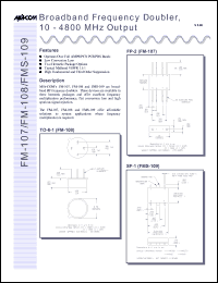 datasheet for FM-108 by M/A-COM - manufacturer of RF